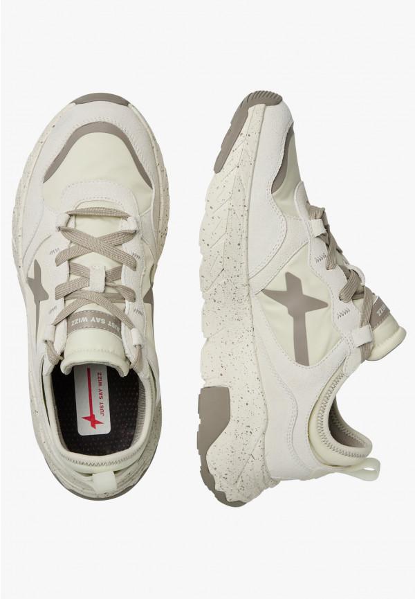 W6yz Sneakers in suede e tessuto tecnico Bianco panna -NEXT-M Duty-free