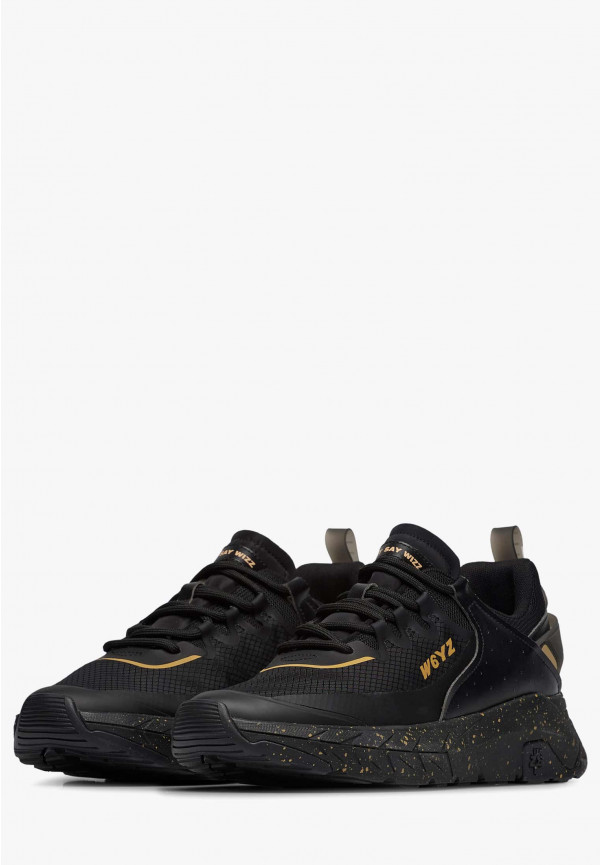 W6yz Sneakers in ecopelle e tessuto tecnico Nero -WILL-M In Linea