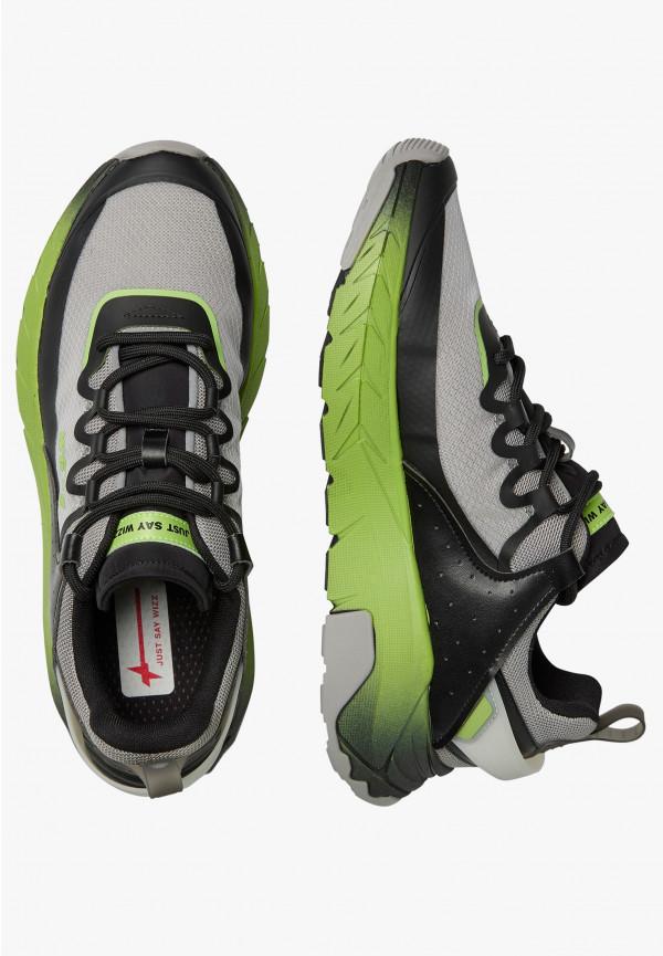 W6yz Sneakers in ecopelle e tessuto tecnico Grigio -WILL-M Nuovo