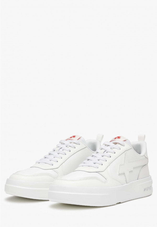 W6yz Sneakers in pelle Bianco -BOND-UNI Spedizione Gratuita