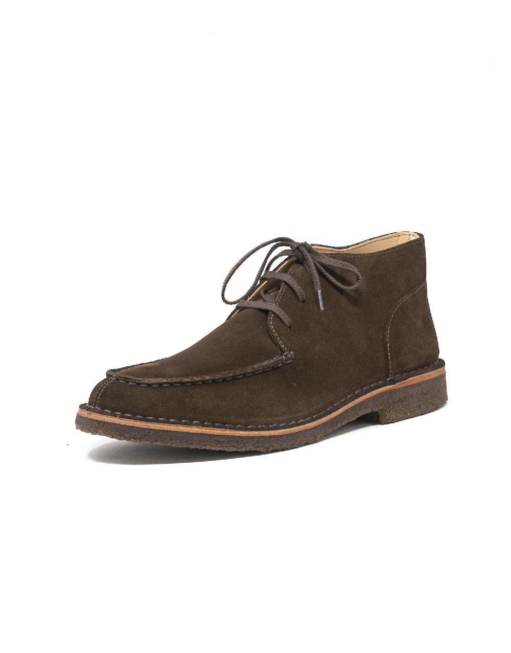 Wally Walker moc-toe Astorflex in pelle scamosciata Deukeflex Dark Chestnut Qualità