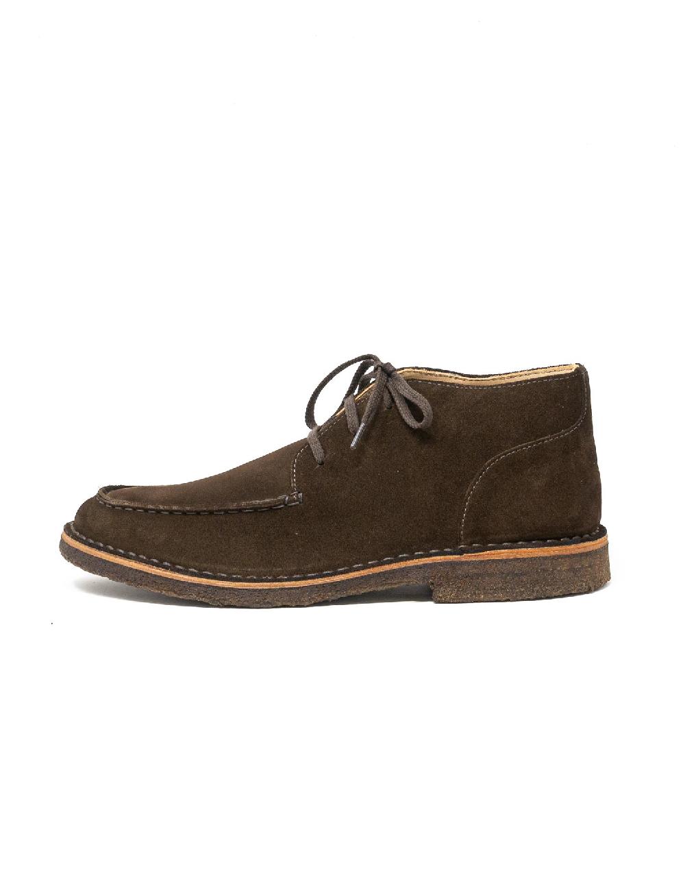 Wally Walker moc-toe Astorflex in pelle scamosciata Deukeflex Dark Chestnut Qualità