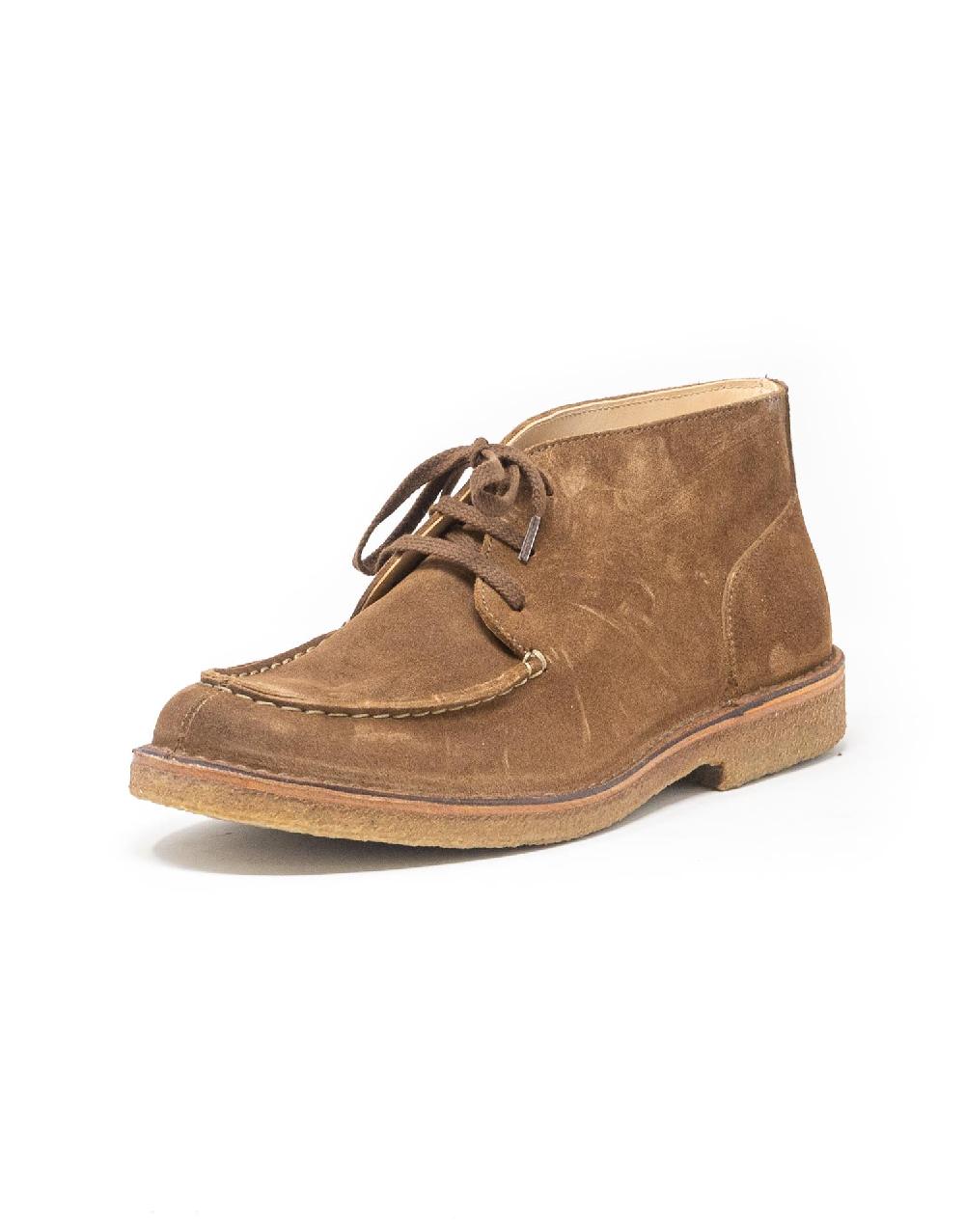 Wally Walker moc-toe Astorflex in pelle scamosciata Deukeflex Dark Khaki Vendita