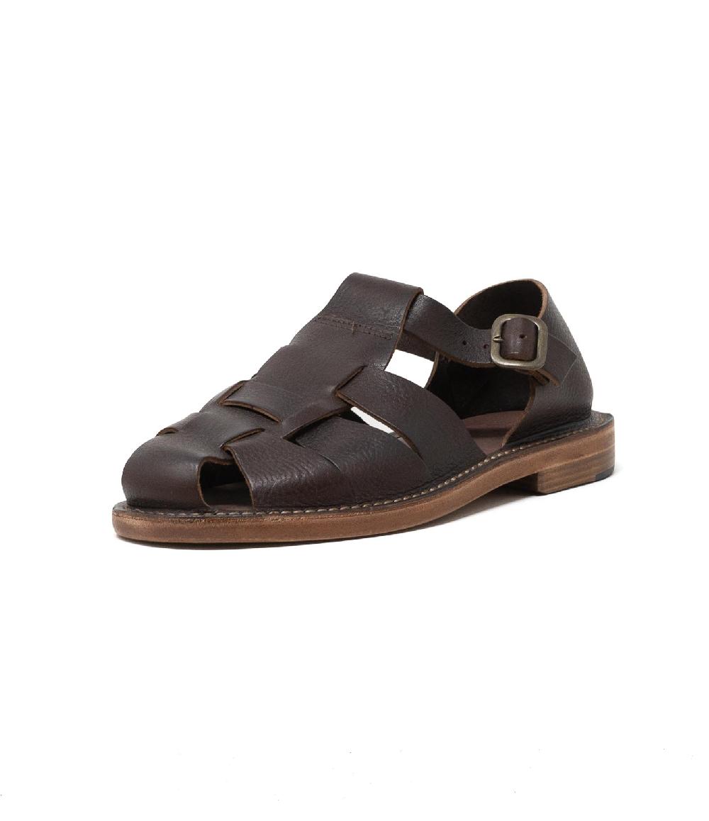 Wally Walker Astorflex – sandalo uomo in pelle Monkflex caffè Pezzi Unici