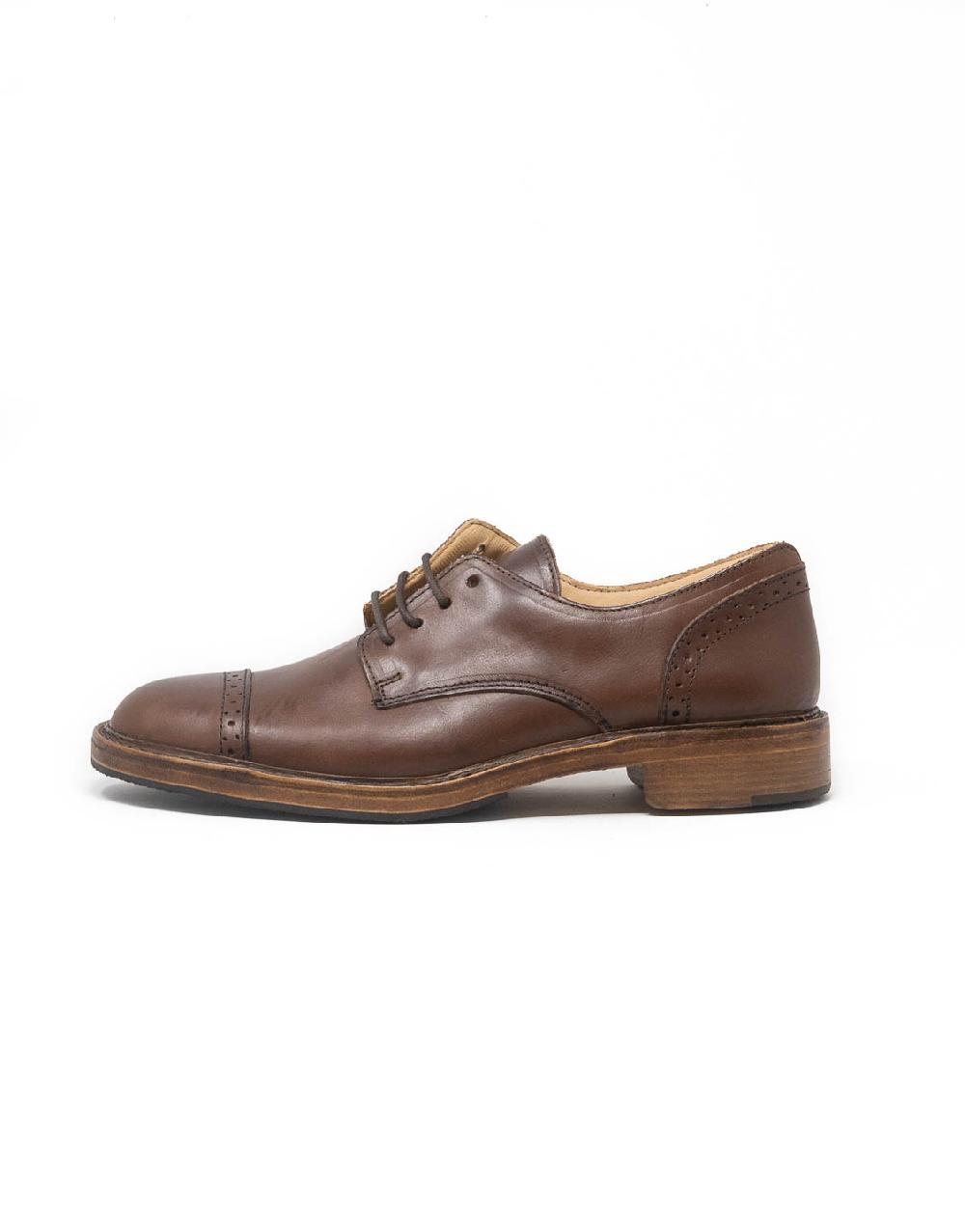 Wally Walker Astorflex – derby donna in pelle Gardflex brown Presa