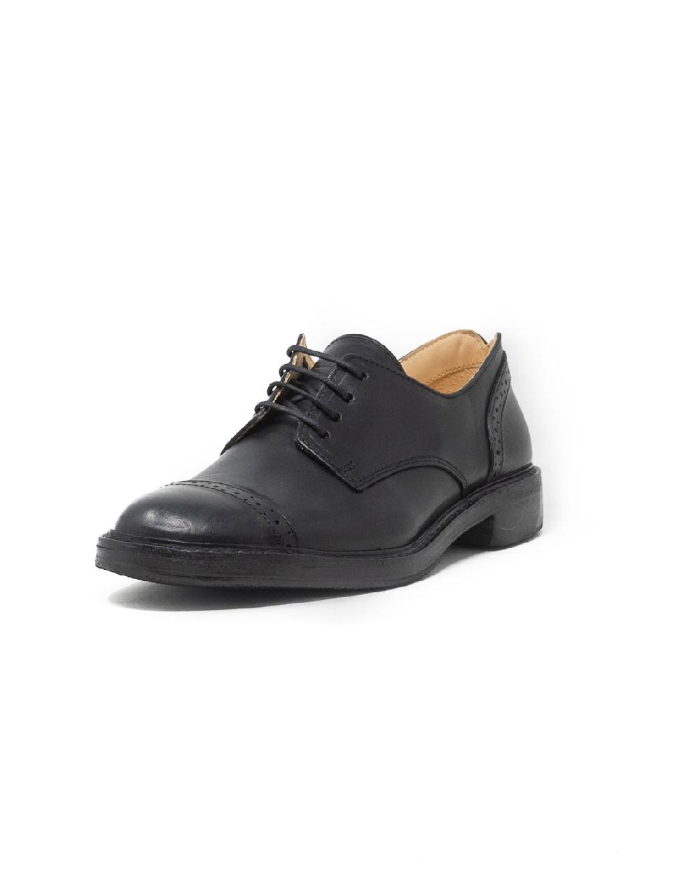 Wally Walker Astorflex – derby donna in pelle Gardflex nero Sconto