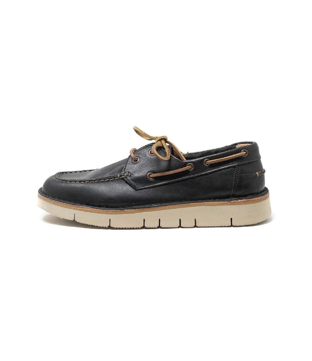 Wally Walker Astorflex – mocassino da barca in pelle Boatflex nero 2025