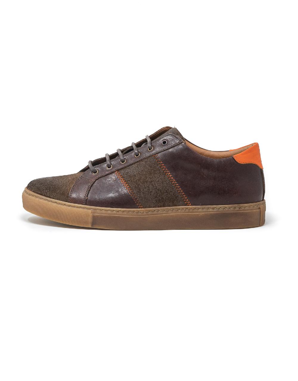Wally Walker Wally Walker – sneaker in pelle e camoscio Royale dark chestnut Spedizione Gratuita