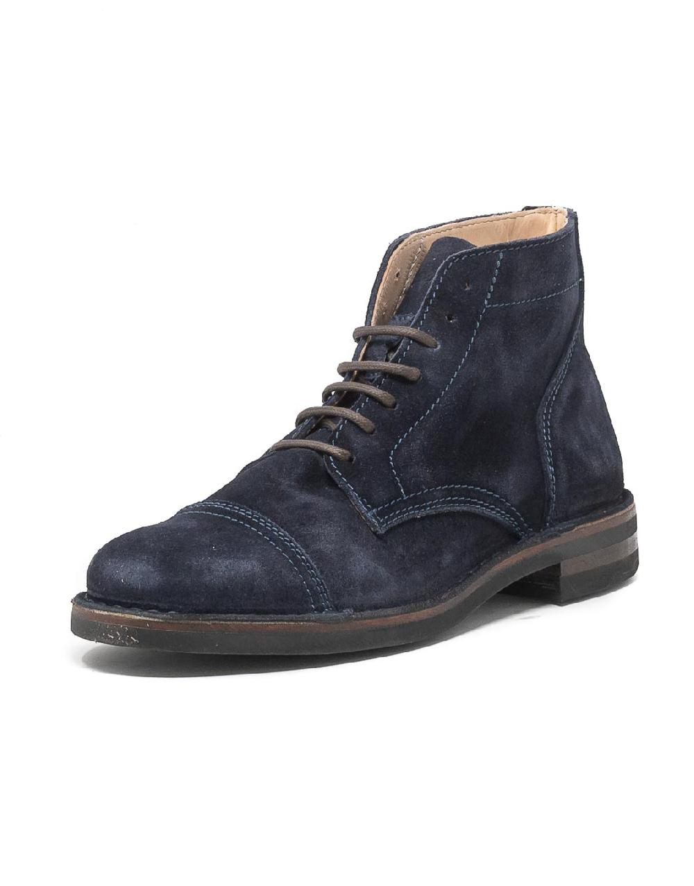 Wally Walker Astorflex – stivale mid uomo scamosciato Aldflex blu Online