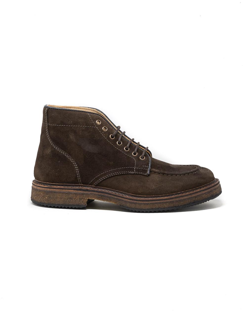 Wally Walker Astorflex – stivale uomo scamosciato Nuvoflex 001 Dark Chestnut Italy
