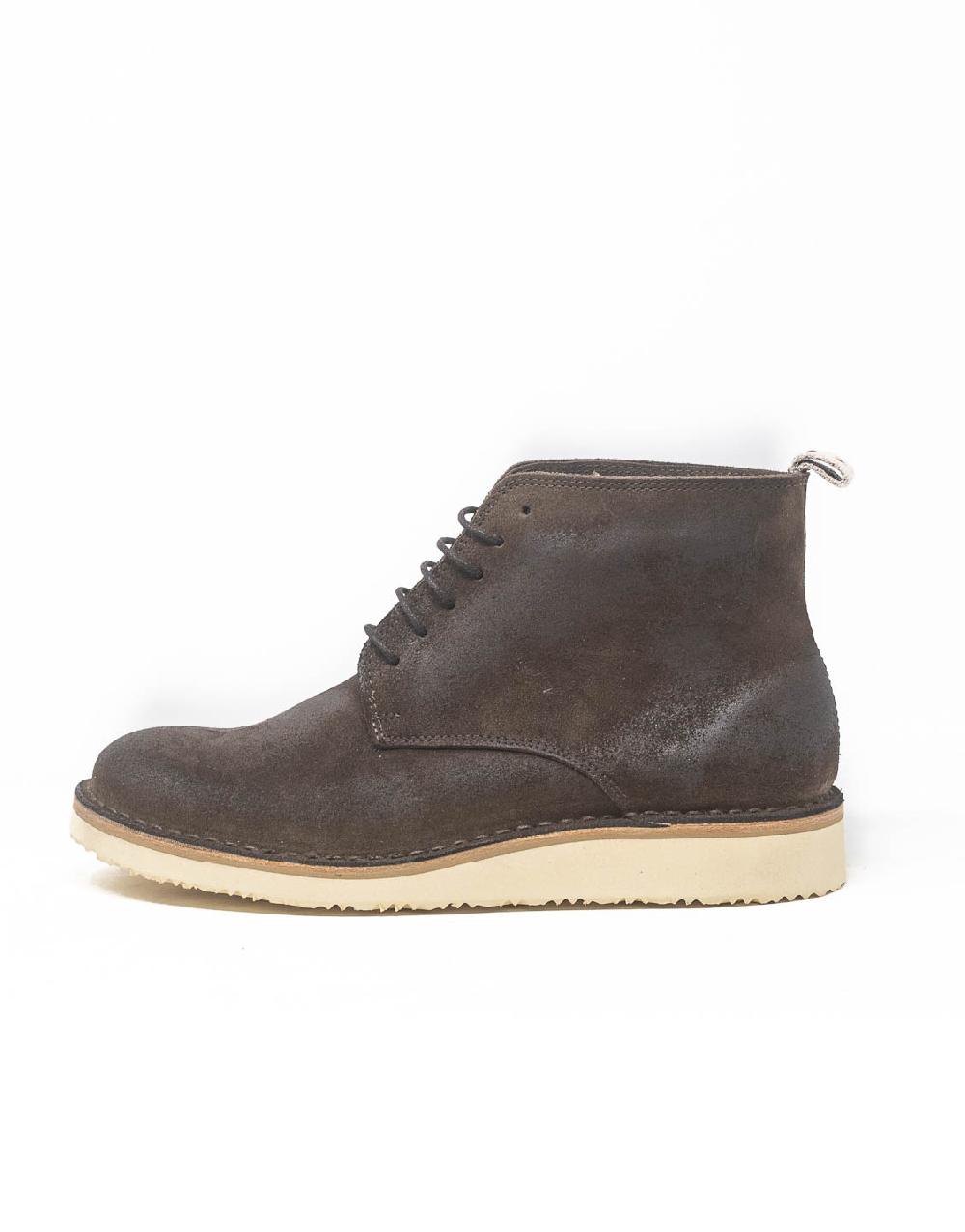 Wally Walker Astorflex – stivale uomo in pelle scamosciata Midflex Dark Chestnut Nuovo