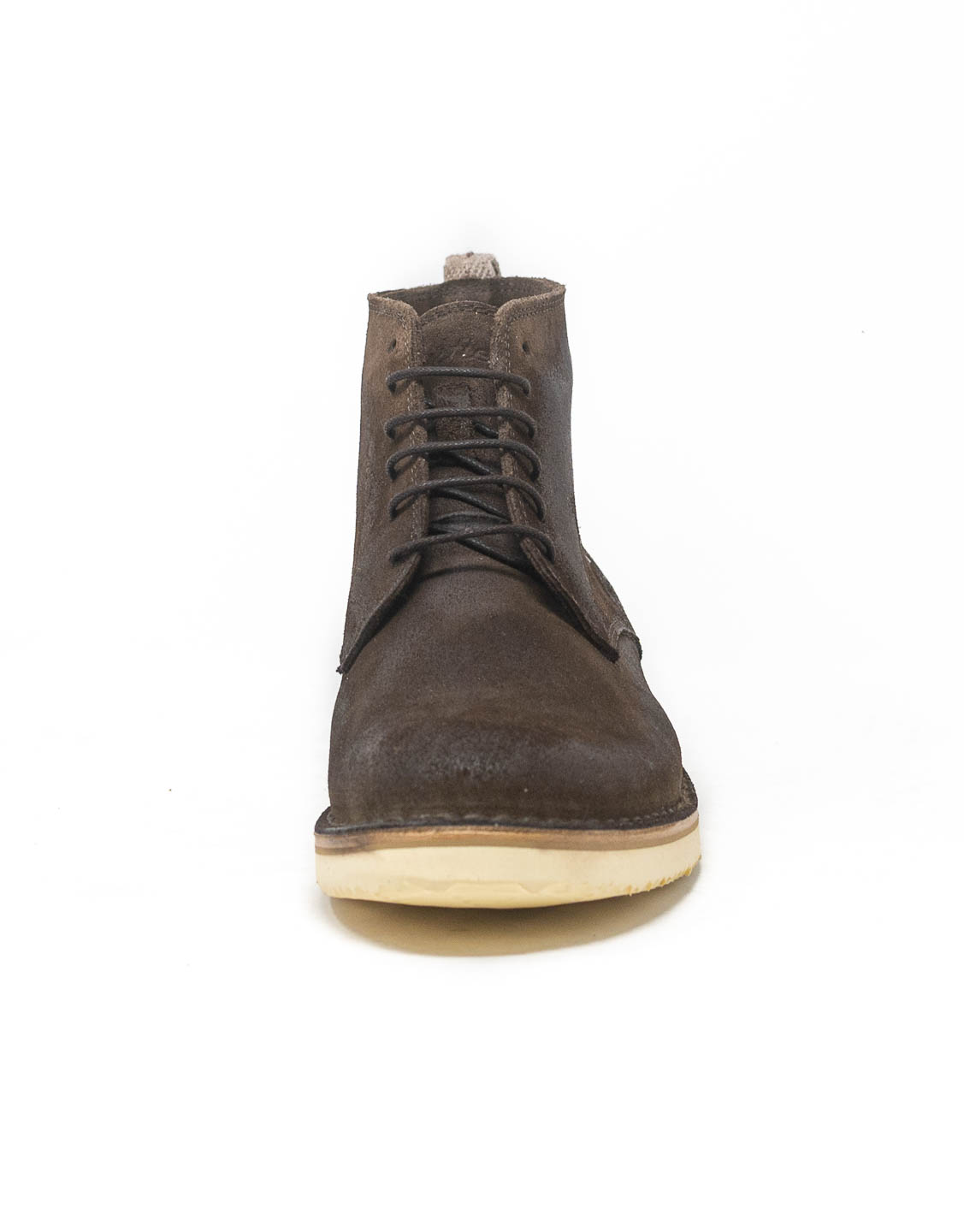 Wally Walker Astorflex – stivale uomo in pelle scamosciata Midflex Dark Chestnut Nuovo