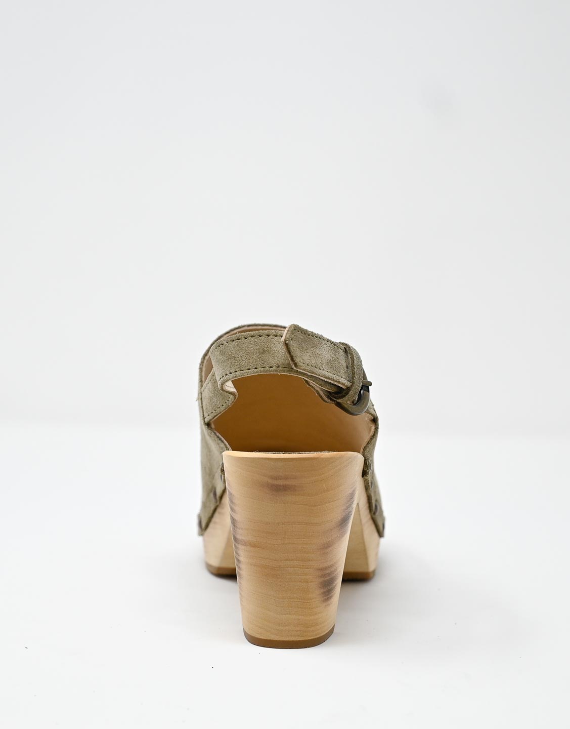 Wally Walker zoccolo in pelle scamosciata stone Olandflex by astorflex Acquista Ora