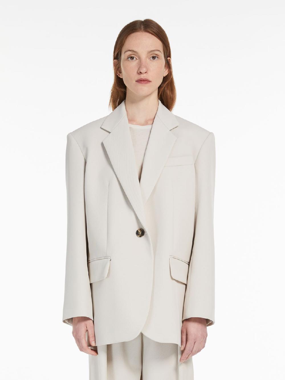 Weekend Blazer oversize in mista lana Vendita Calda