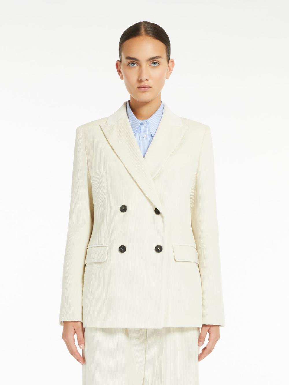 Weekend Blazer doppiopetto in velluto Vendite Flash