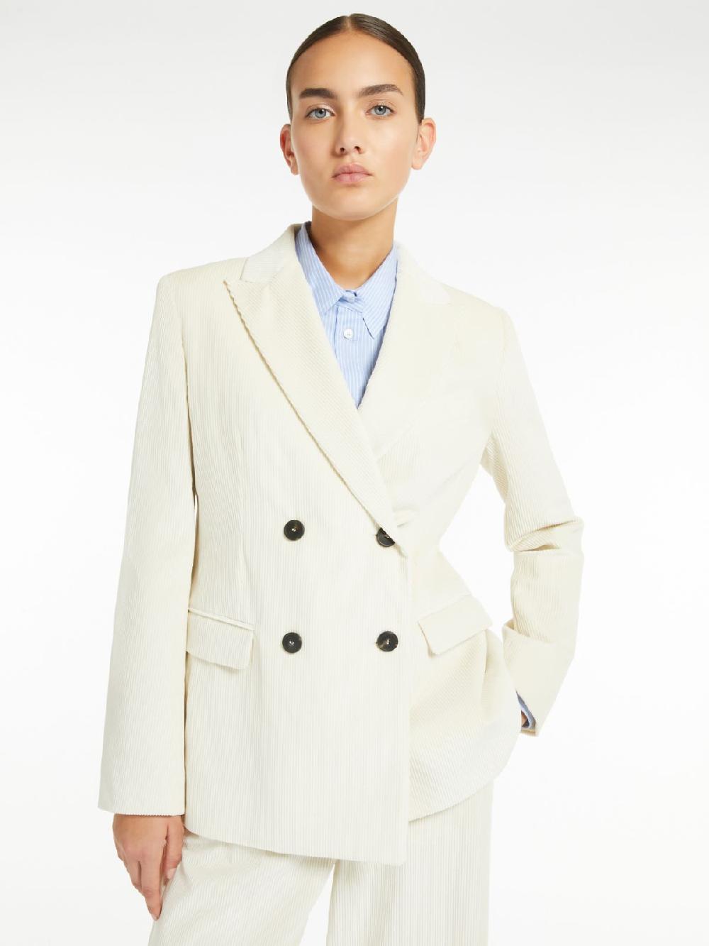 Weekend Blazer doppiopetto in velluto Vendite Flash
