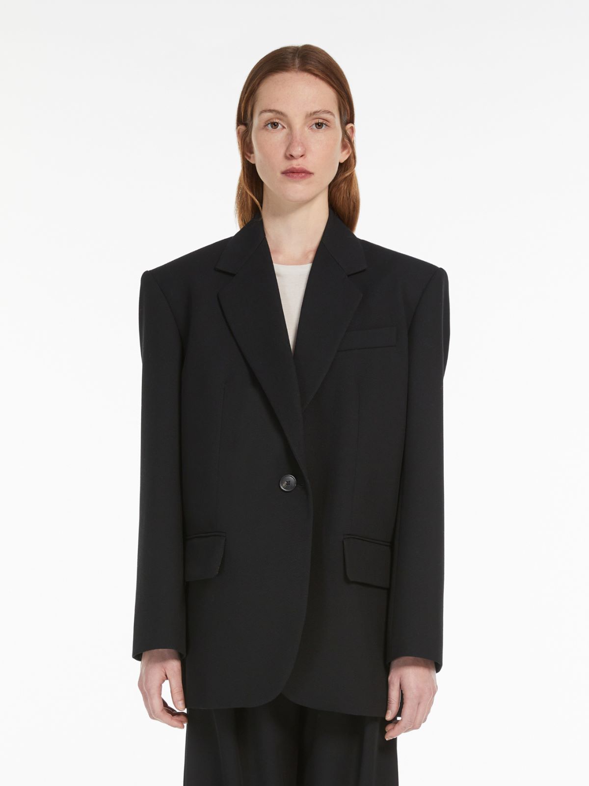 Weekend Blazer oversize in mista lana Nuova