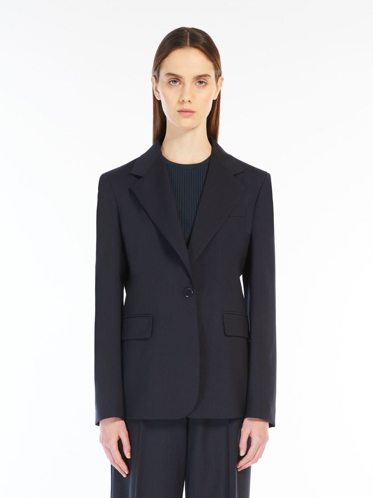 Weekend Blazer in lana natural stretch 2025