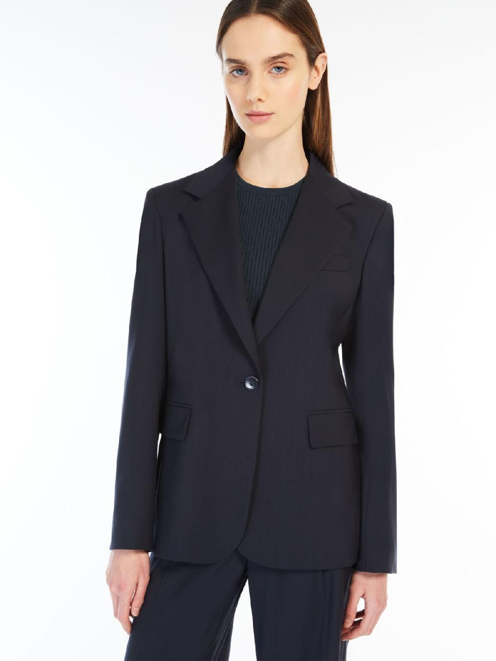 Weekend Blazer in lana natural stretch 2025