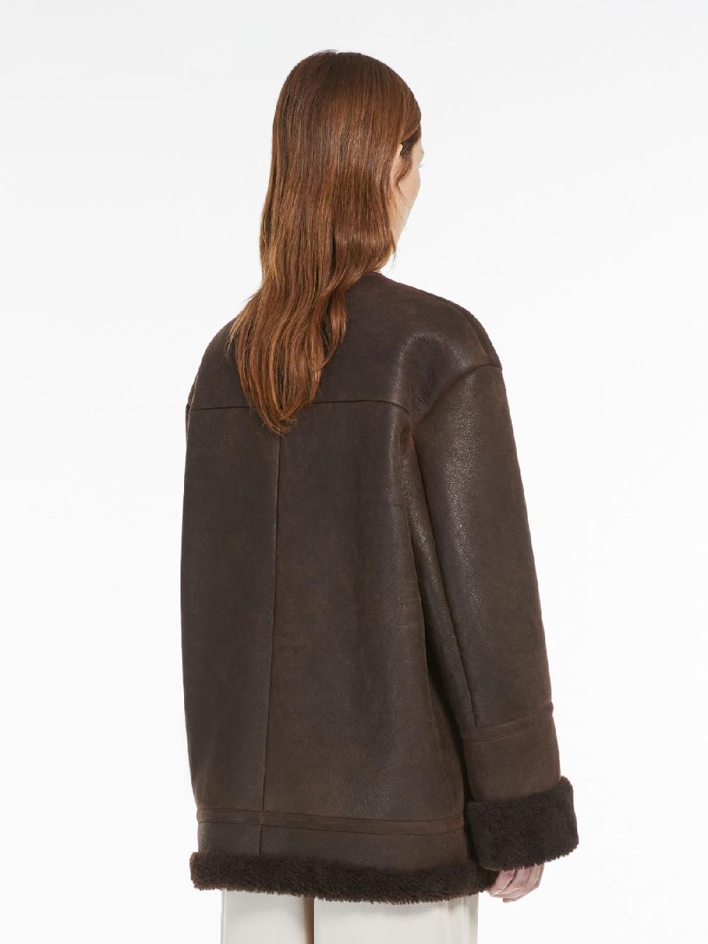 Weekend Cappotto girocollo in montone Promozione