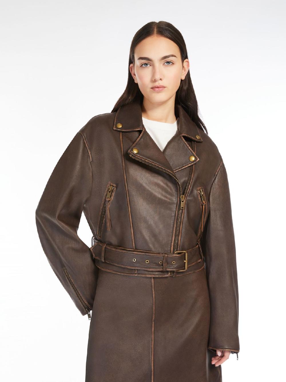 Weekend Giacca biker in pelle Pezzi Unici