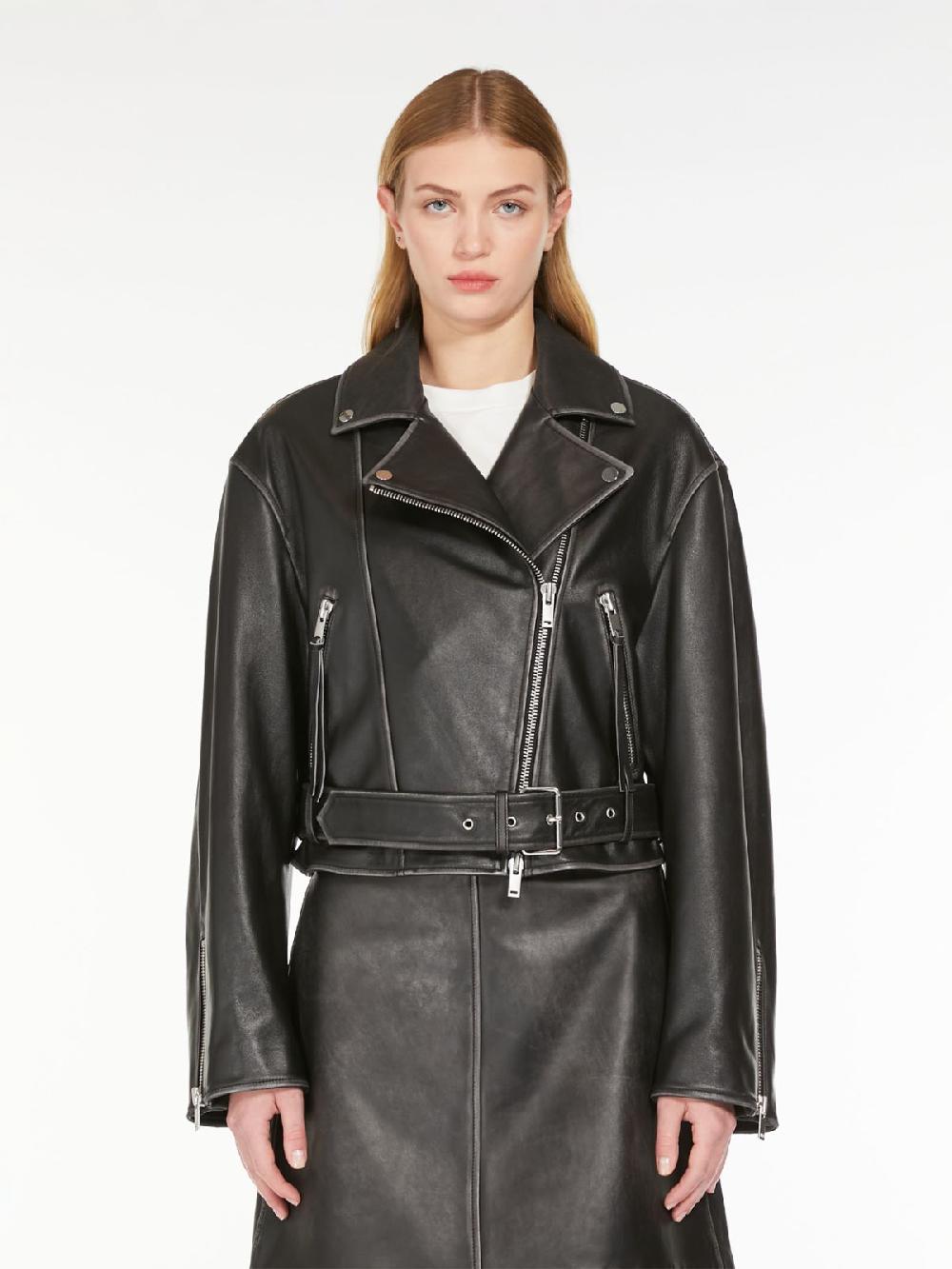 Weekend Giacca biker in pelle Shopping Online