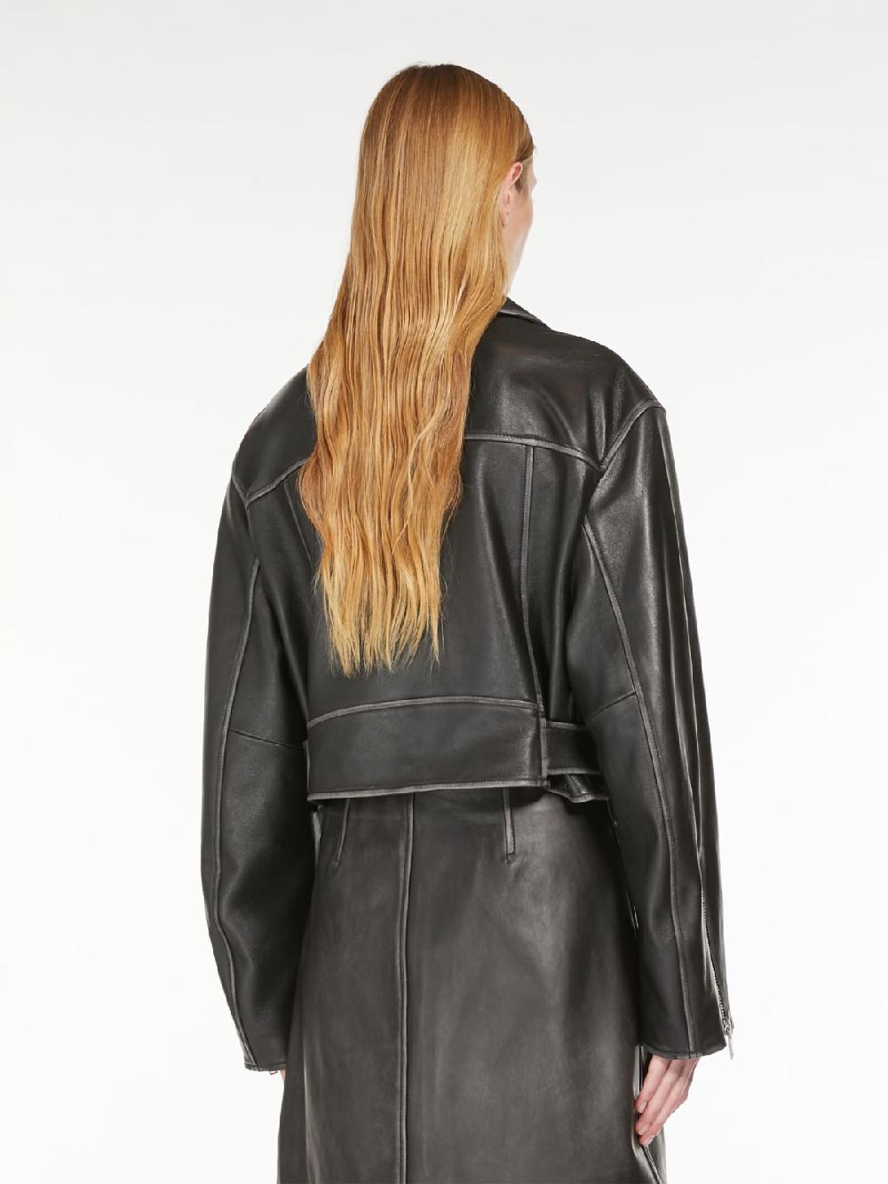 Weekend Giacca biker in pelle Shopping Online