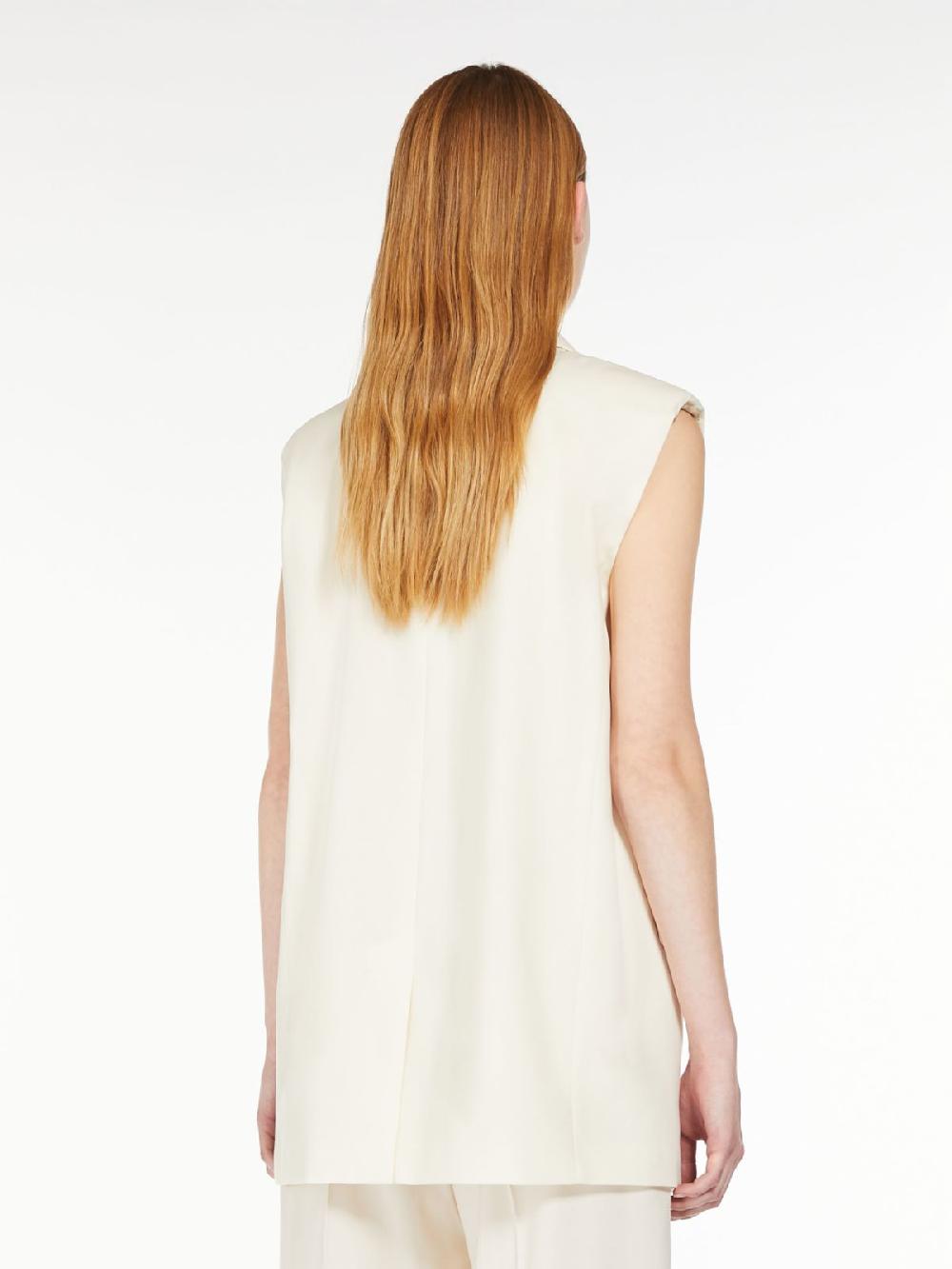 Weekend Gilet in tela di lana stretch Sottocosto