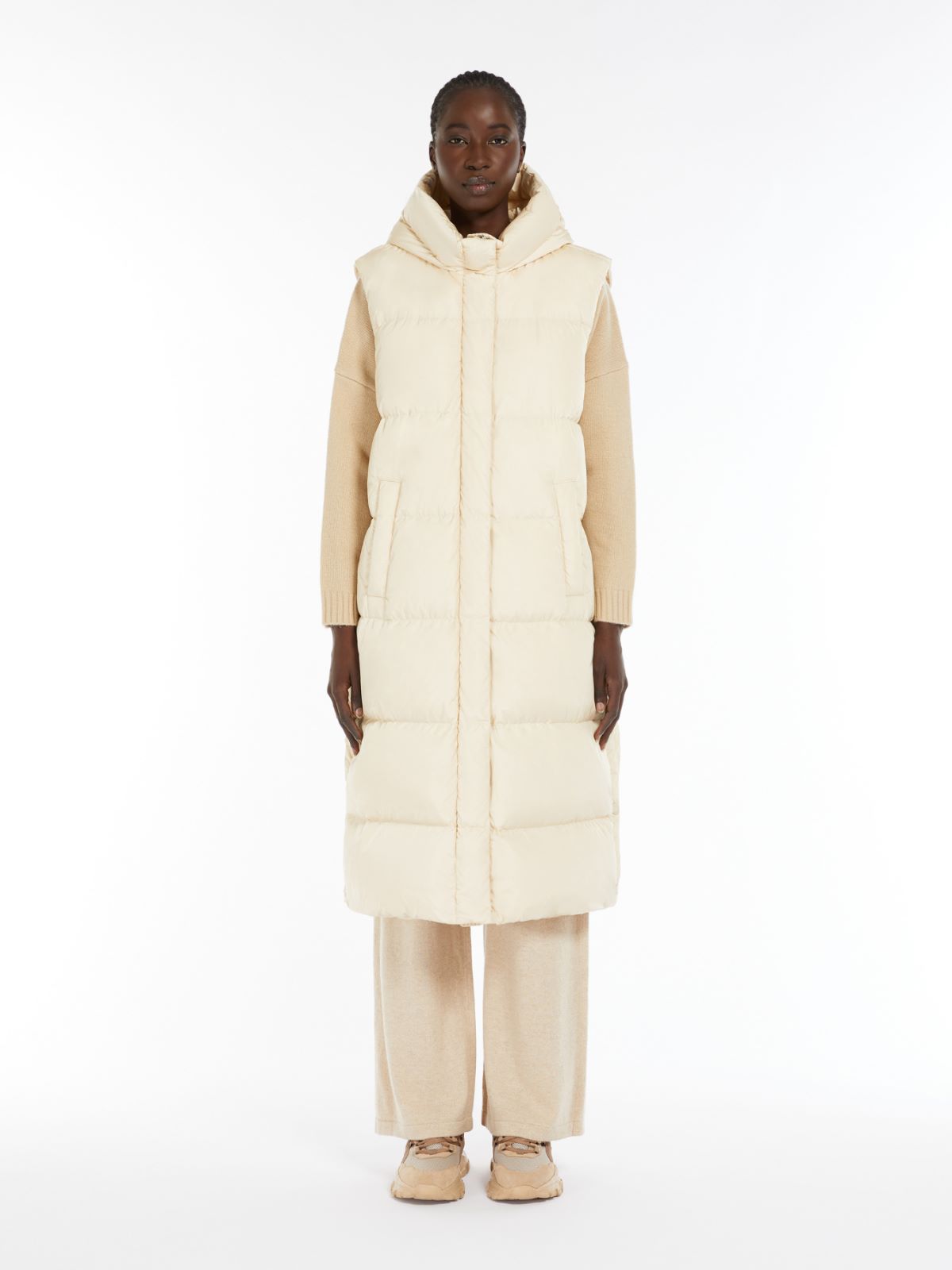 Weekend Gilet lungo in taffetà antigoccia Offerte