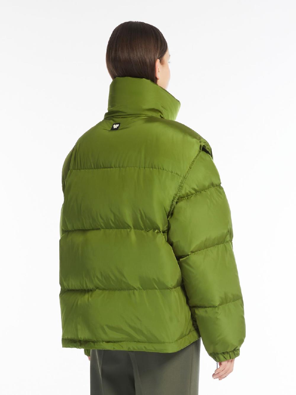 Weekend Bomber crop in taffetà antigoccia Saldi Di Fabbrica