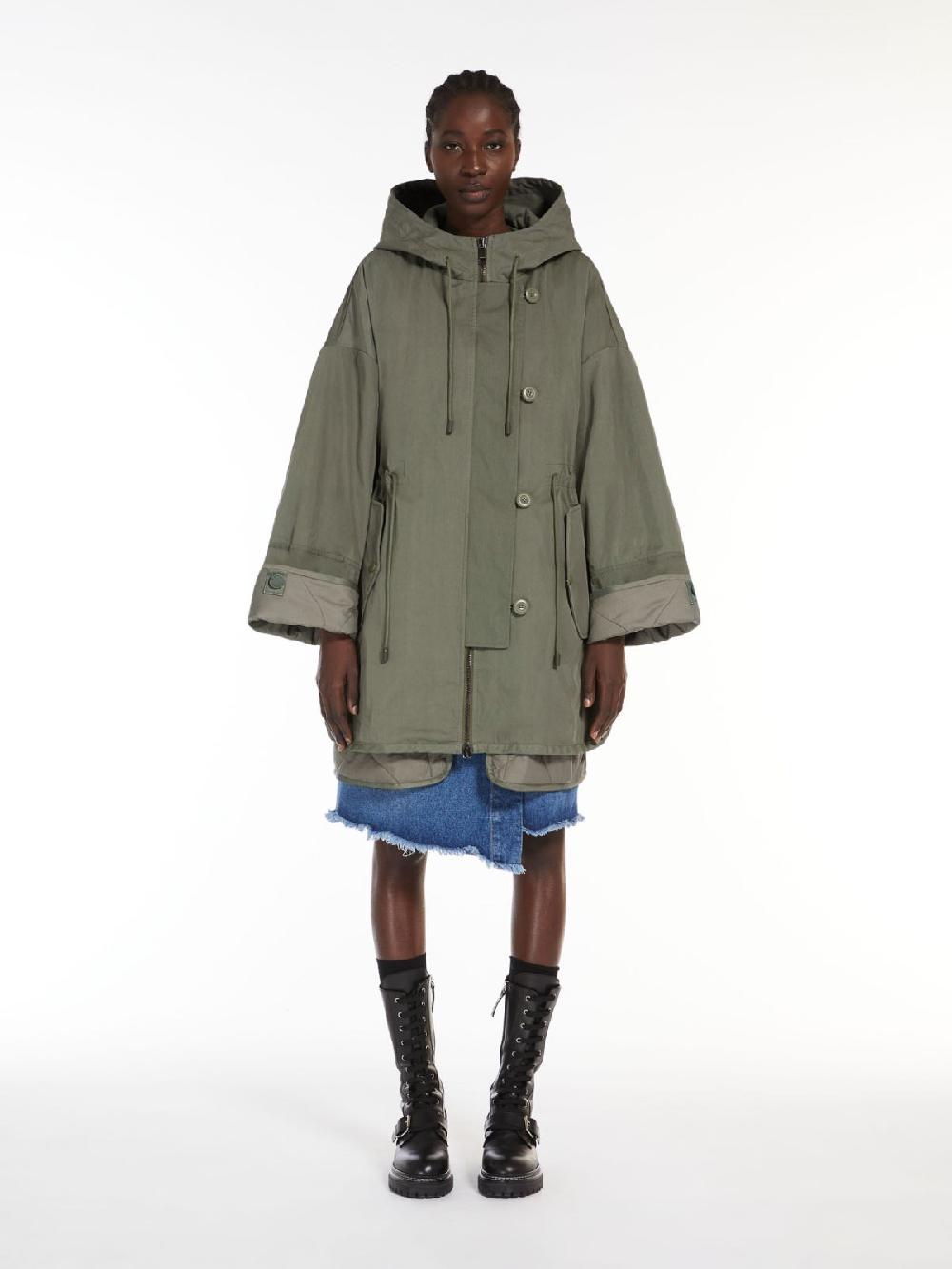 Weekend Parka reversibile in cotone antigoccia In Saldo