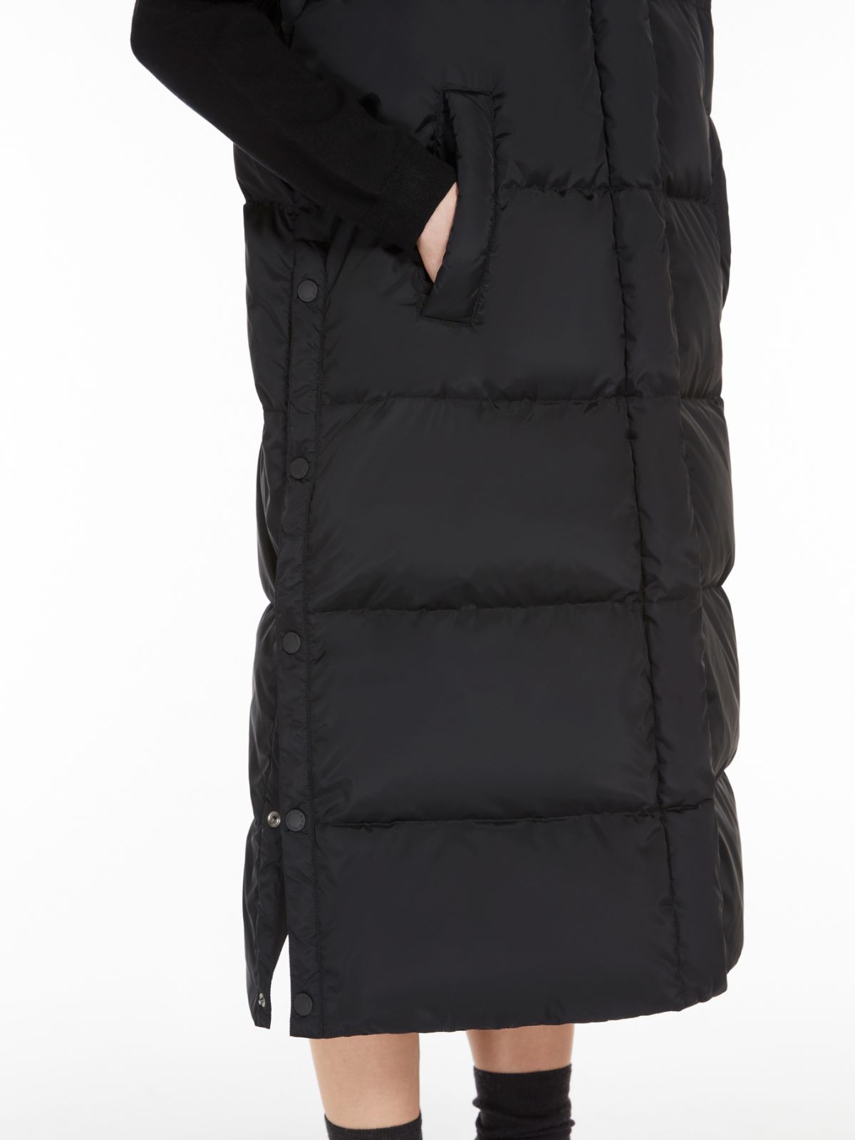 Weekend Gilet lungo in taffetà antigoccia Qualità