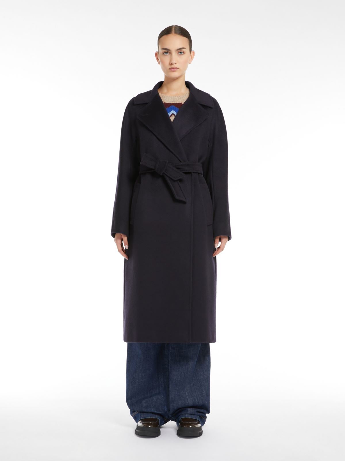 Weekend Cappotto in lana con cintura Fino Al -60%