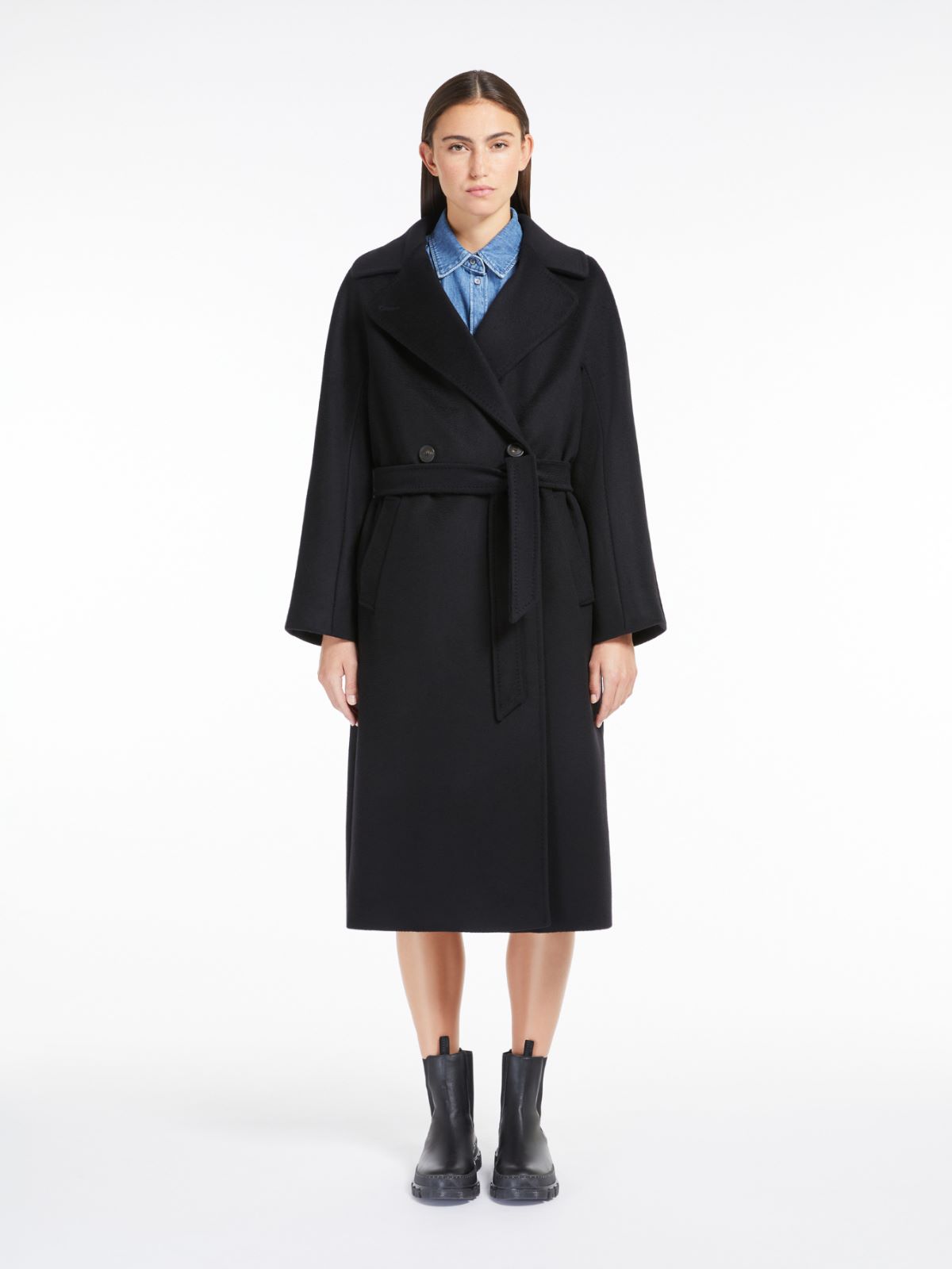 Weekend Cappotto in lana con cintura Sottocosto