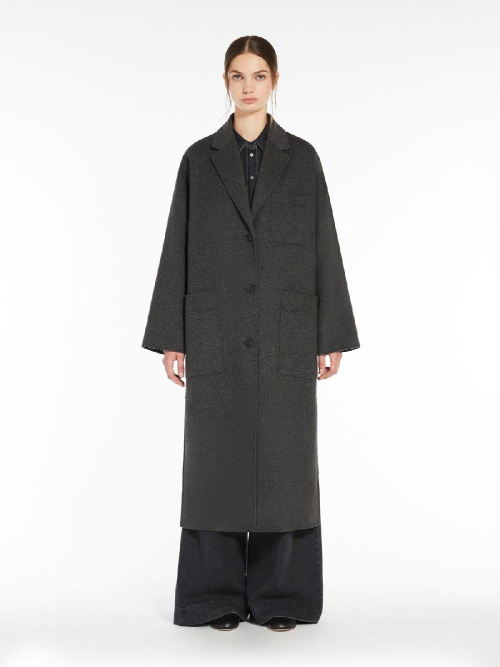 Weekend Cappotto lungo in double di lana Presa