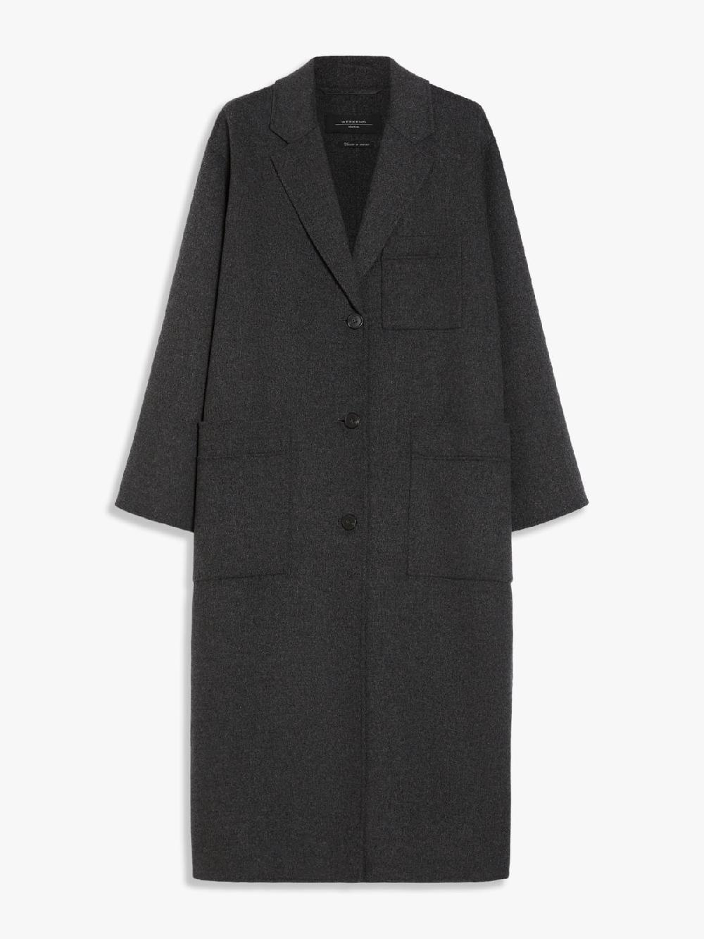 Weekend Cappotto lungo in double di lana Presa