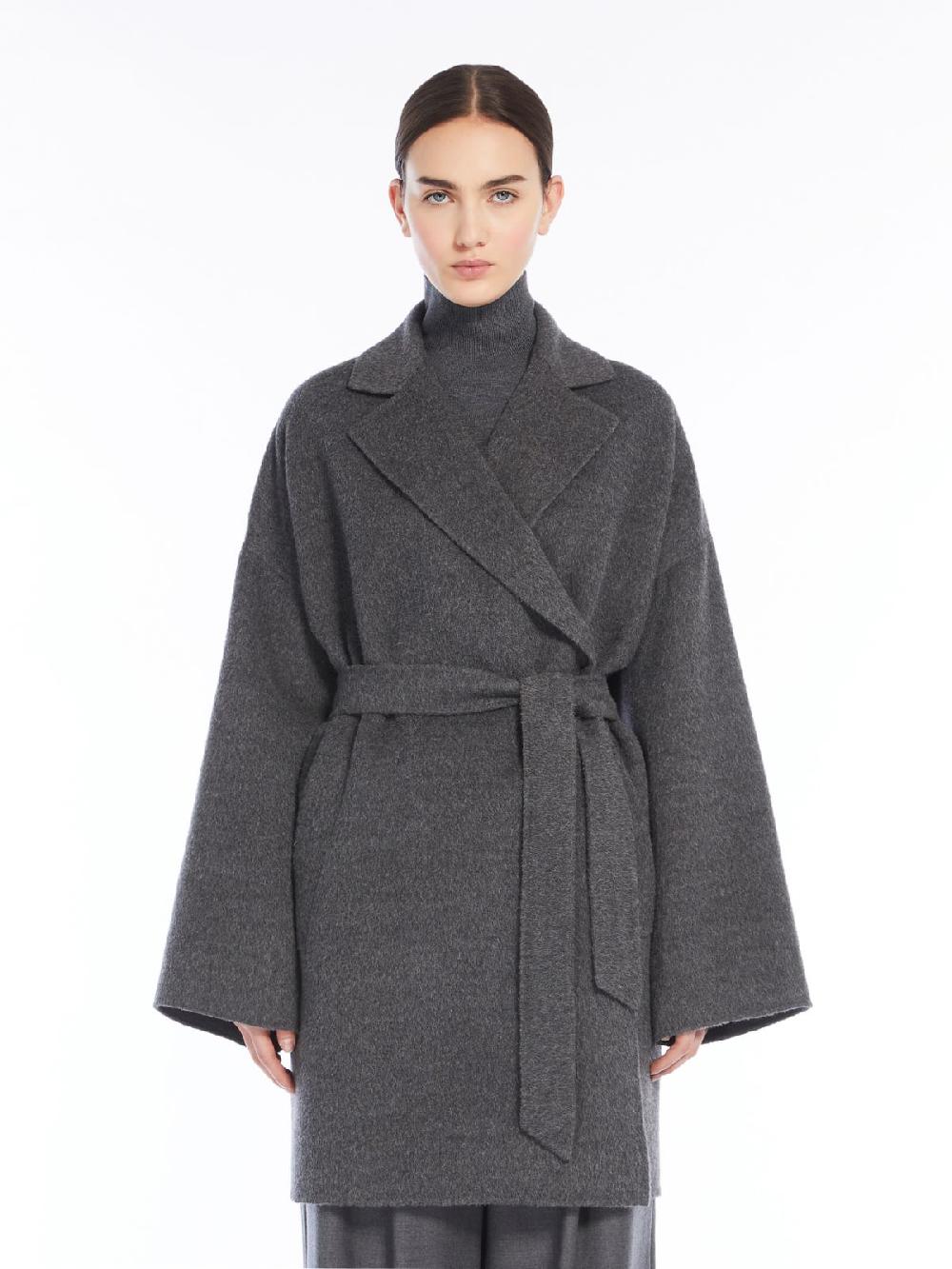 Weekend Cappotto over in lana di alpaca Vendite Flash