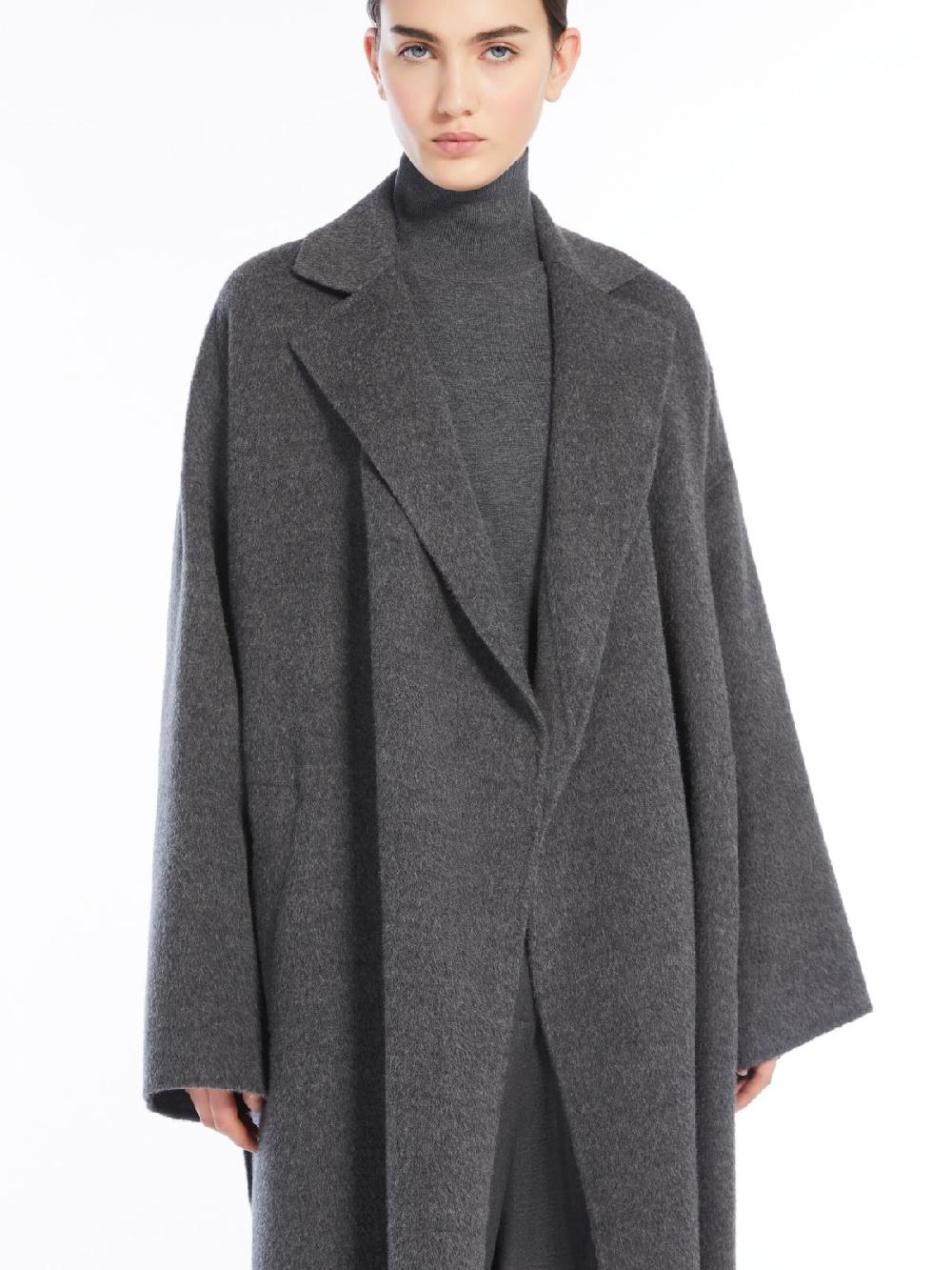 Weekend Cappotto over in lana di alpaca Vendite Flash