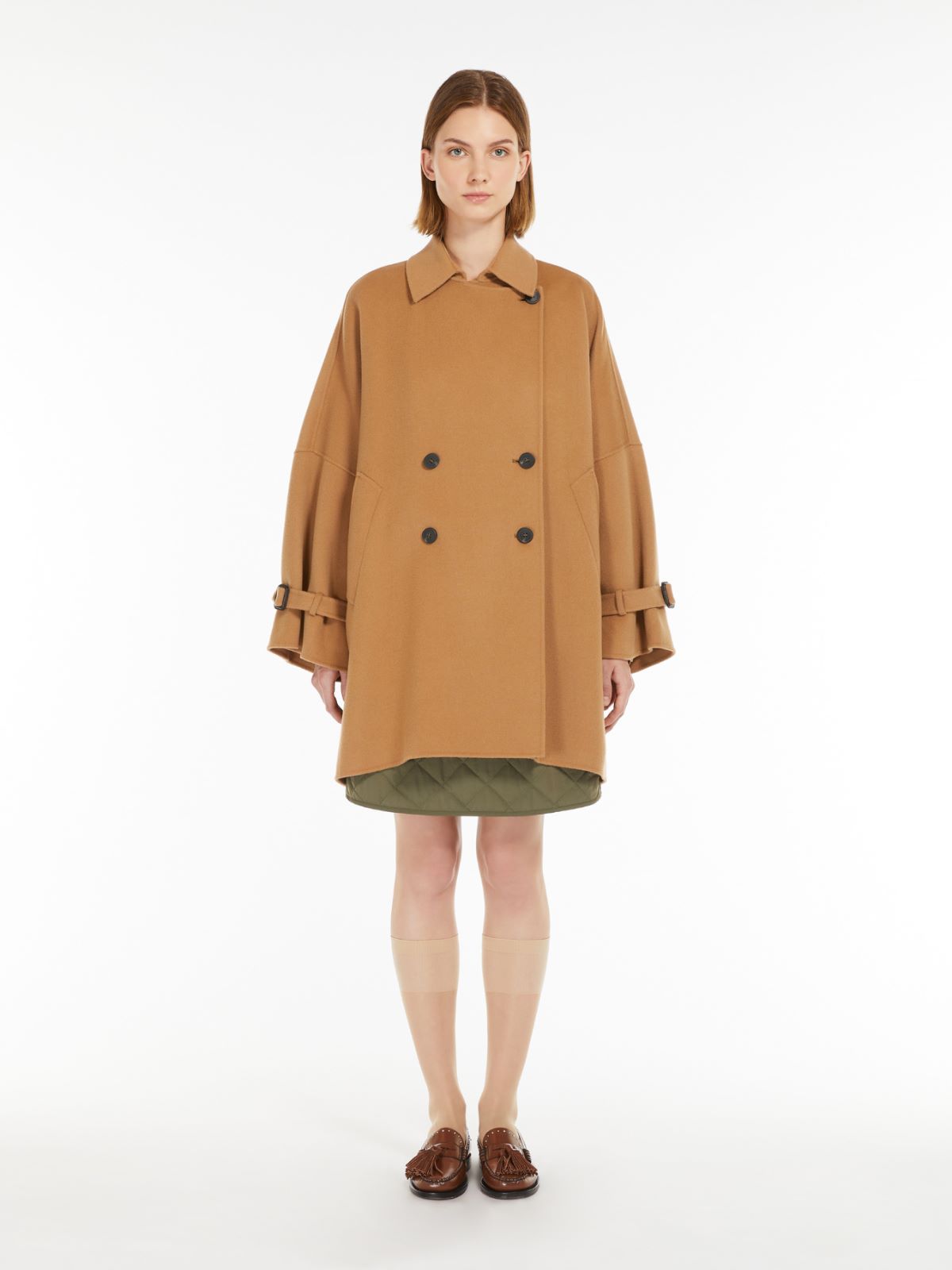 Weekend Cappotto ampio in double di mista lana Italia
