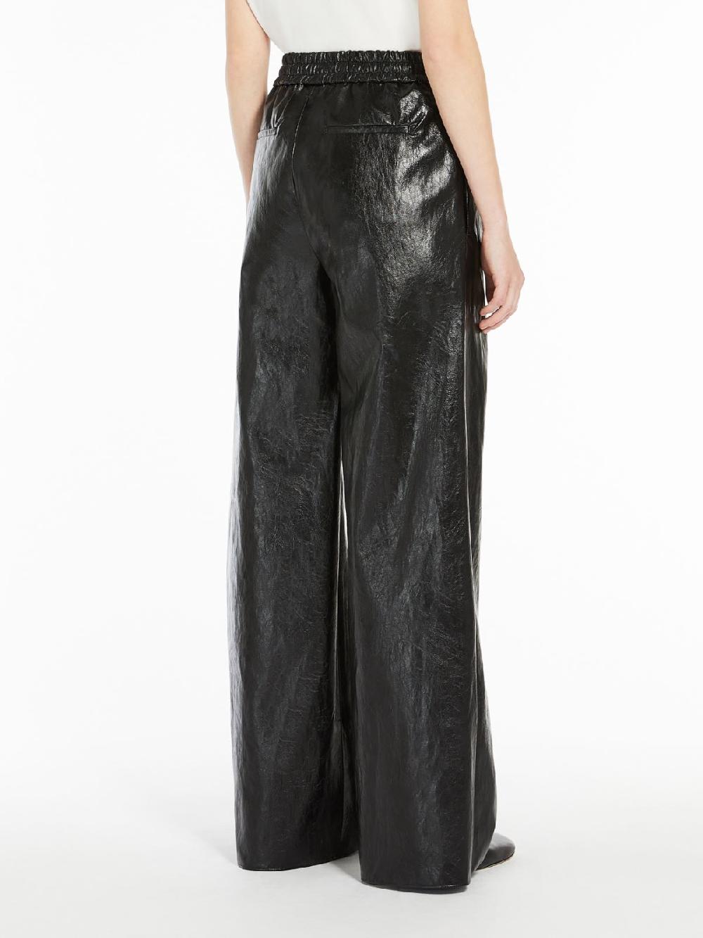 Weekend Pantalone palazzo in tessuto spalmato Sconto
