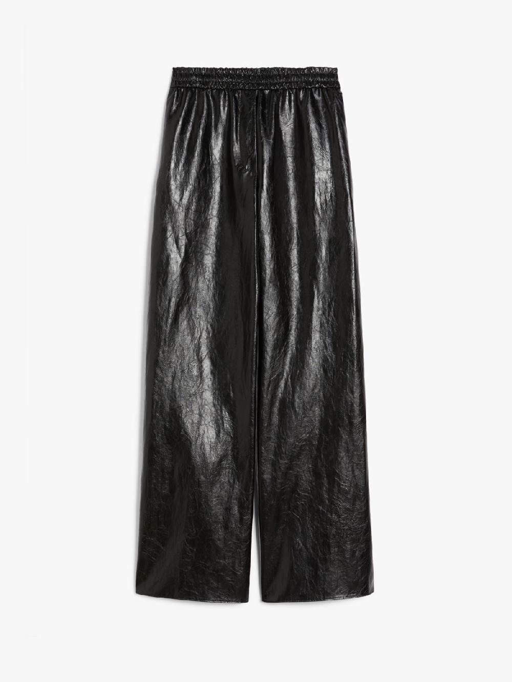 Weekend Pantalone palazzo in tessuto spalmato Sconto