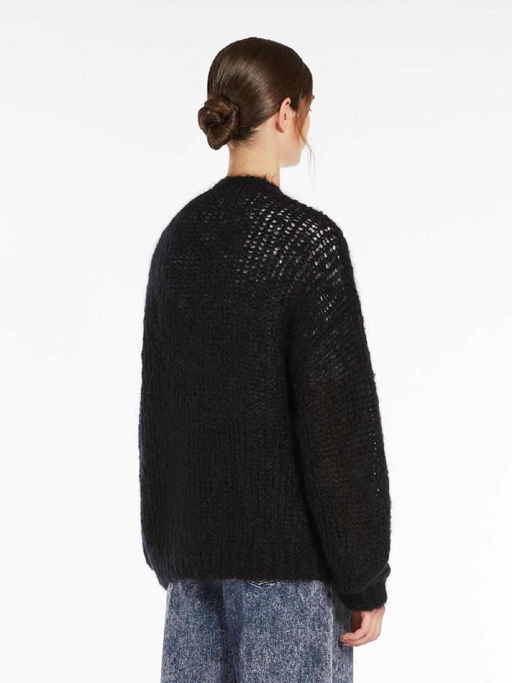 Weekend Cardigan in filato di mohair Vendita Economica