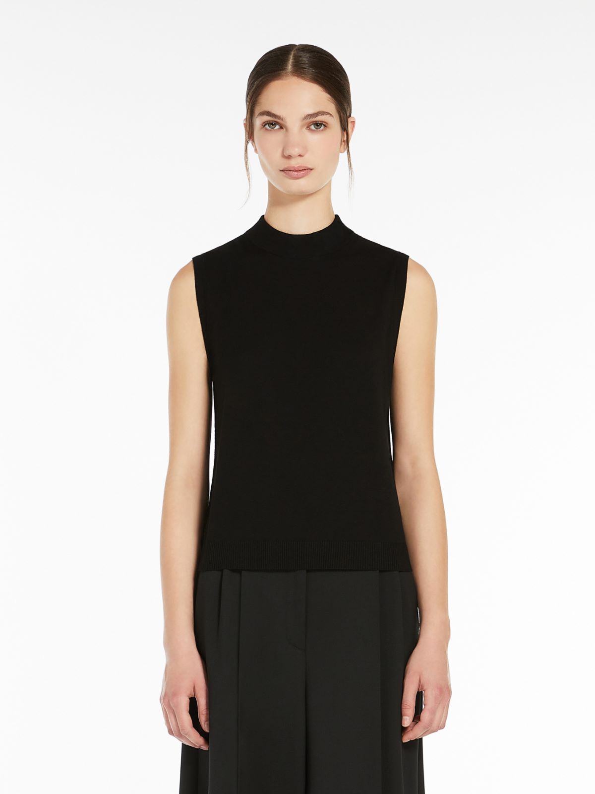 Weekend Top in filato di viscosa stretch Saldi Di Fabbrica