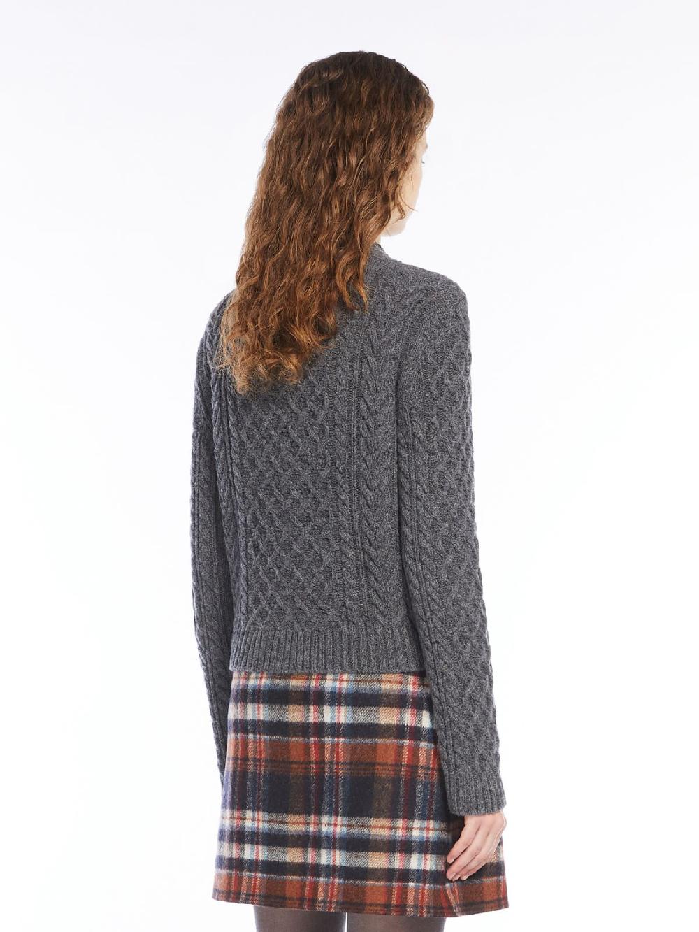 Weekend Cardigan in lana a trecce Vendite Flash