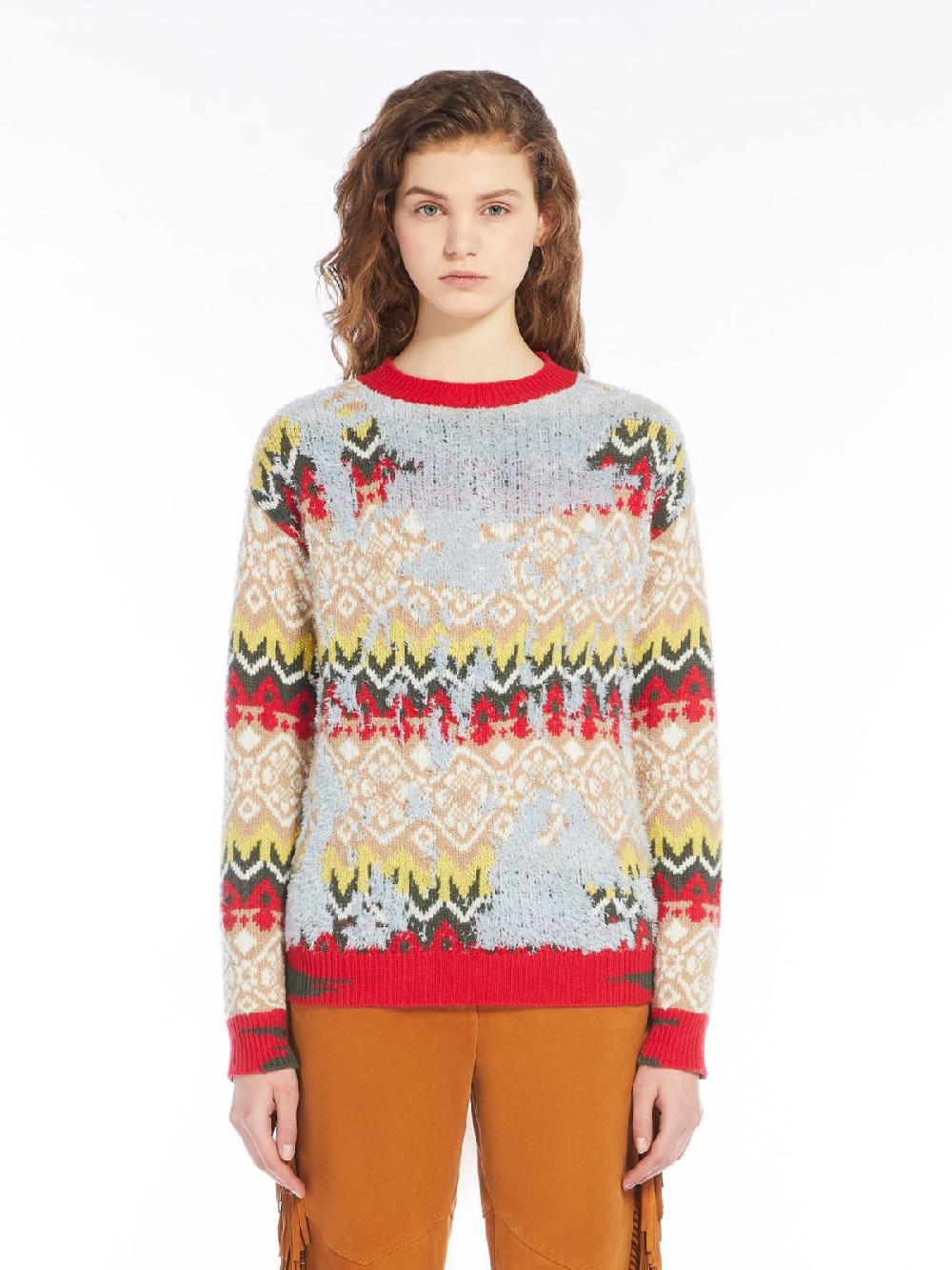 Weekend Maglia in mista lana jacquard 2025