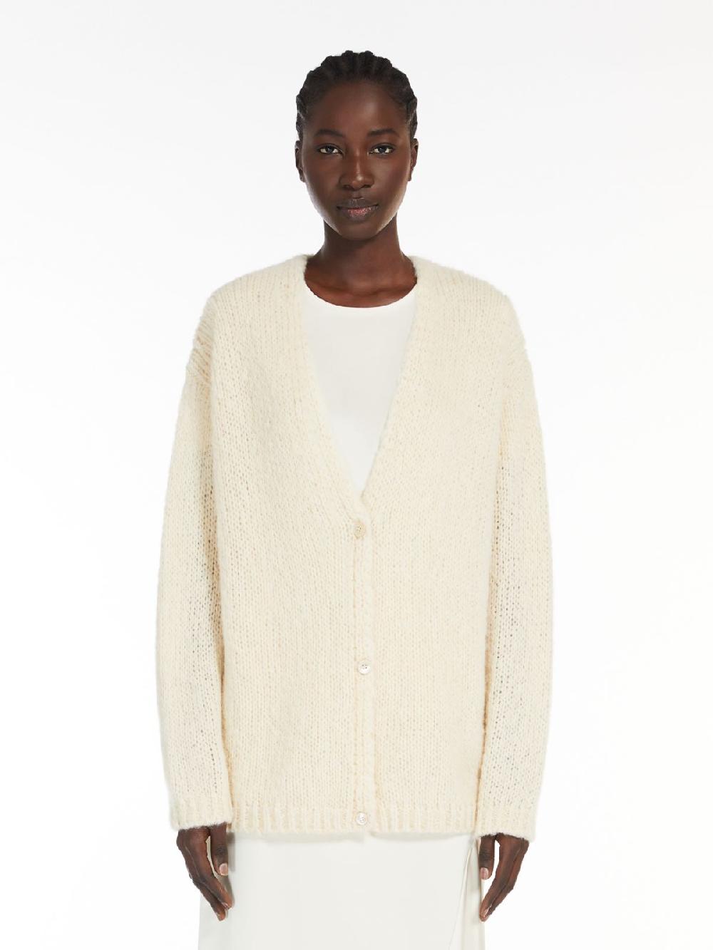 Weekend Cardigan over in alpaca e cotone Spedizione Gratuita