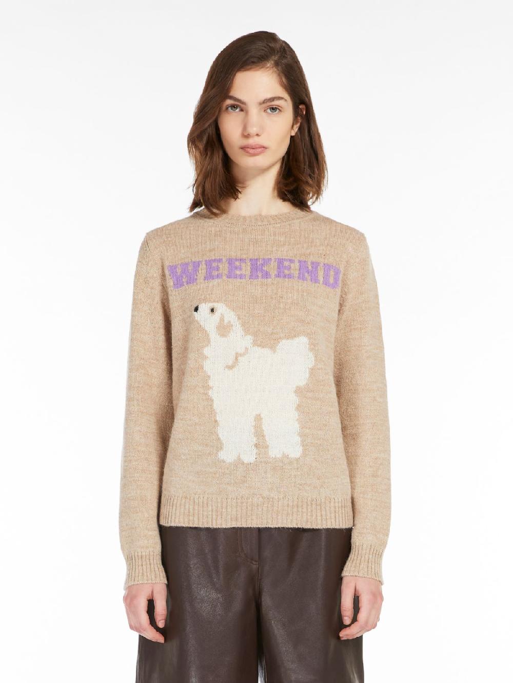 Weekend Maglia intarsiata in alpaca e lana Fino Al -60%