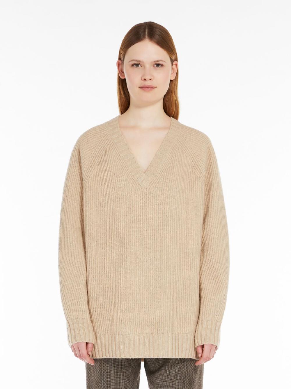 Weekend Maglia a V in lana viscosa e cachemire Shopping Online