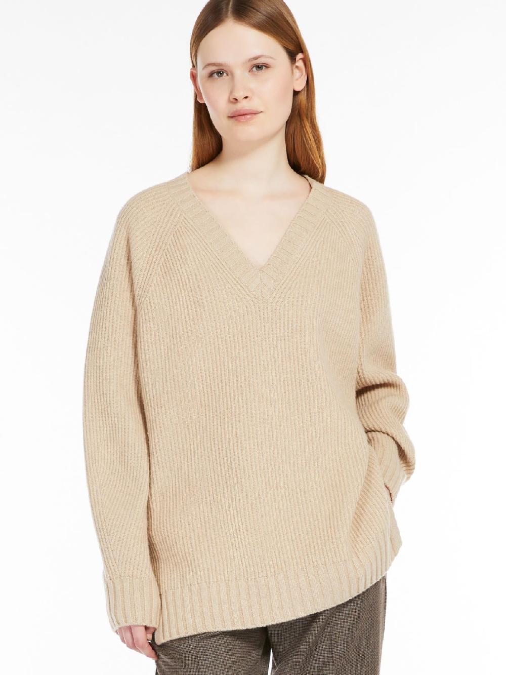 Weekend Maglia a V in lana viscosa e cachemire Shopping Online