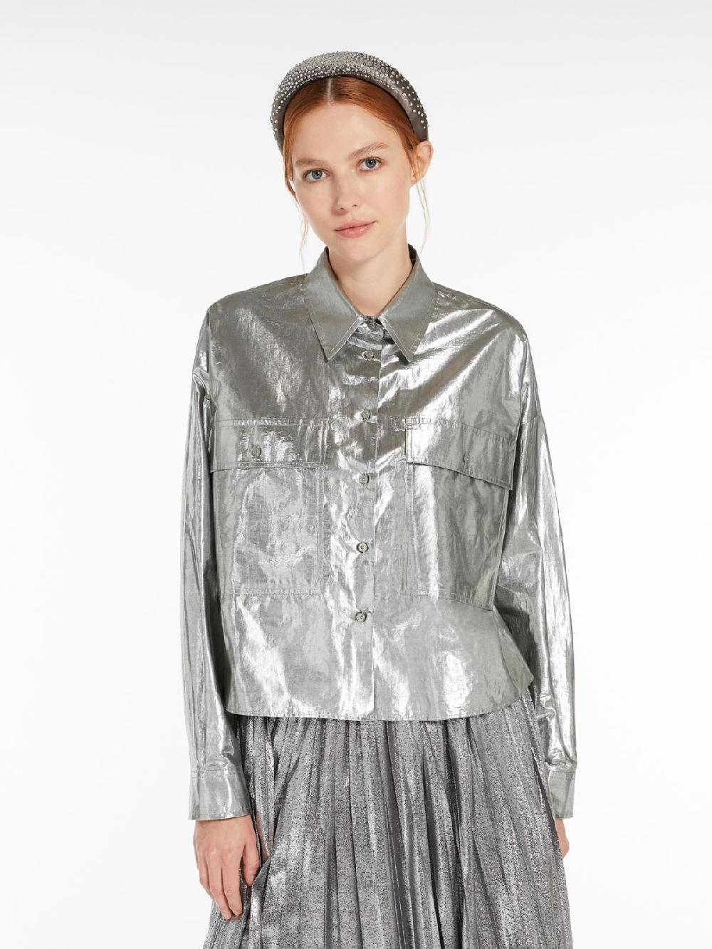 Weekend Camicia in cotone lamé Affare Del Giorno